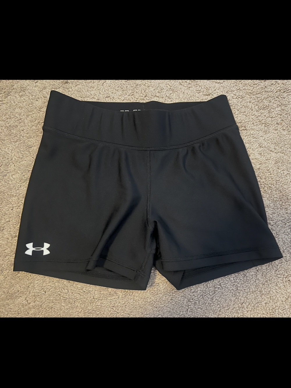 Under Armour Women's 3” Compression Shorts - Black, Size M (Gently Used)
